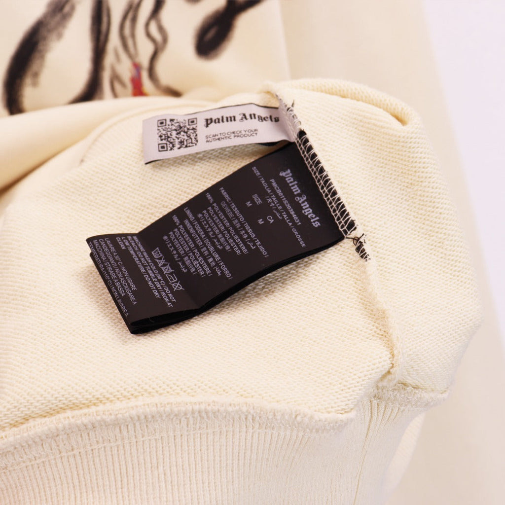 Palm Angels Foggy PA Cotton Hoodie