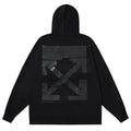 Off White Rubber Arrow Slim Zip Hoodie