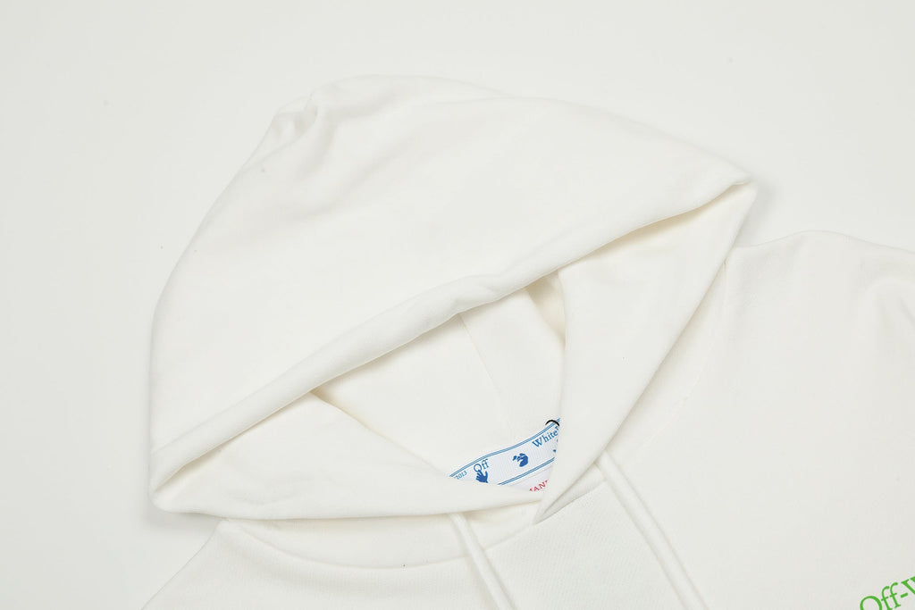 Off White Gradient Arrow Slim Hoodies