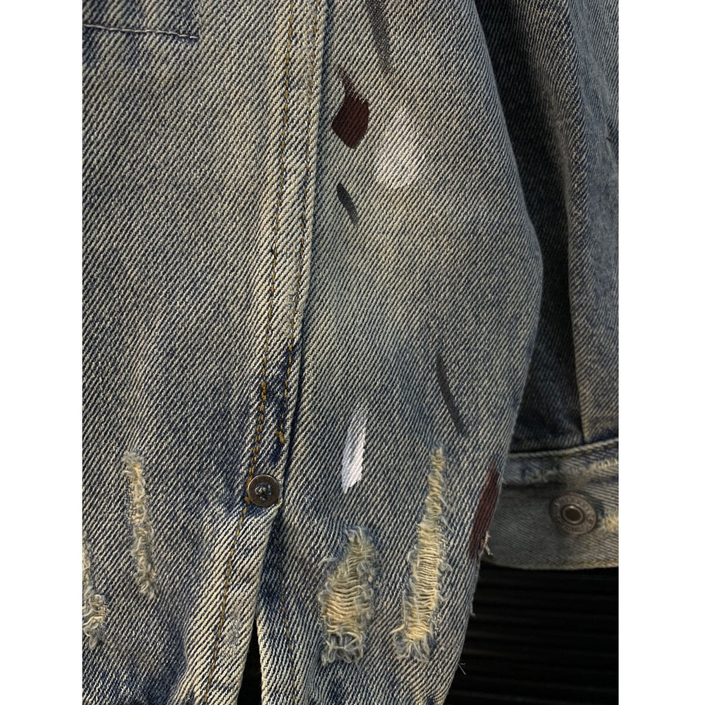SAINT MICHAEL  Flap Pockets Denim Jacket