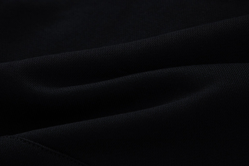 Off White Black Cotton Hoodie