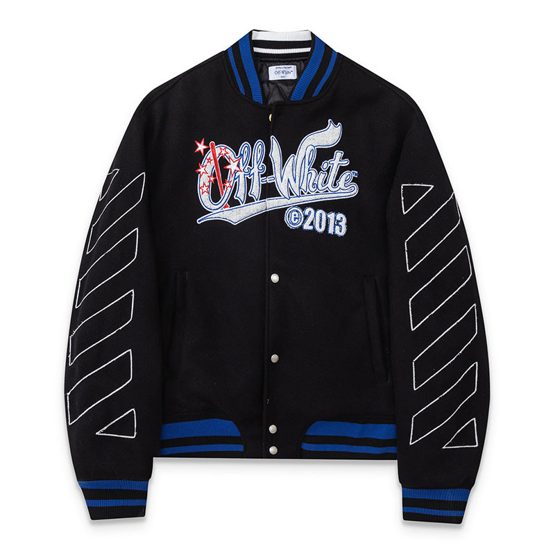 OFF WHITE Logo-Embroidered Jacket