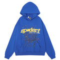 Sp5der Spider Web Hoodie-Blue #8207