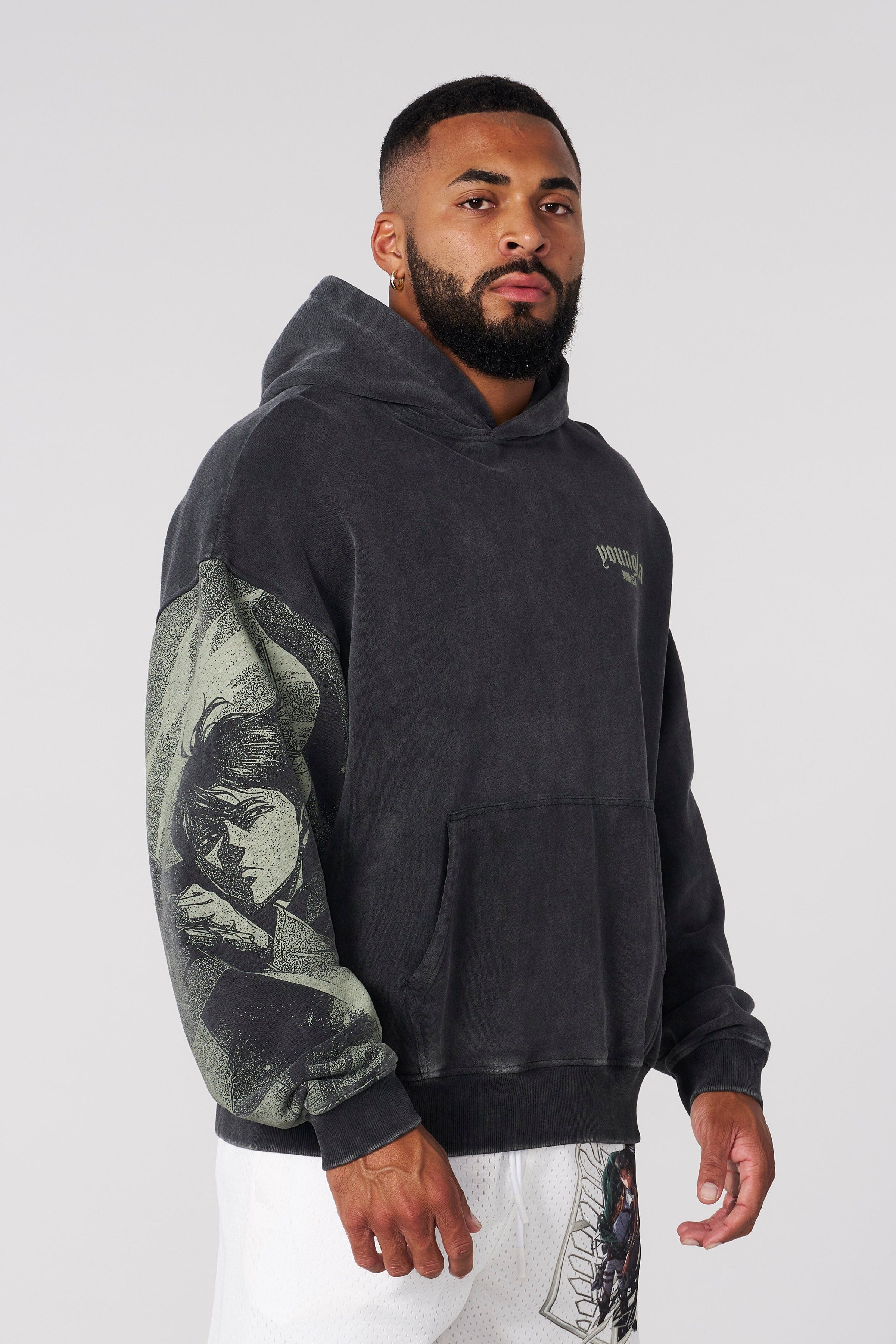 5129 - AOT?  x YLA Pullover Hoodies