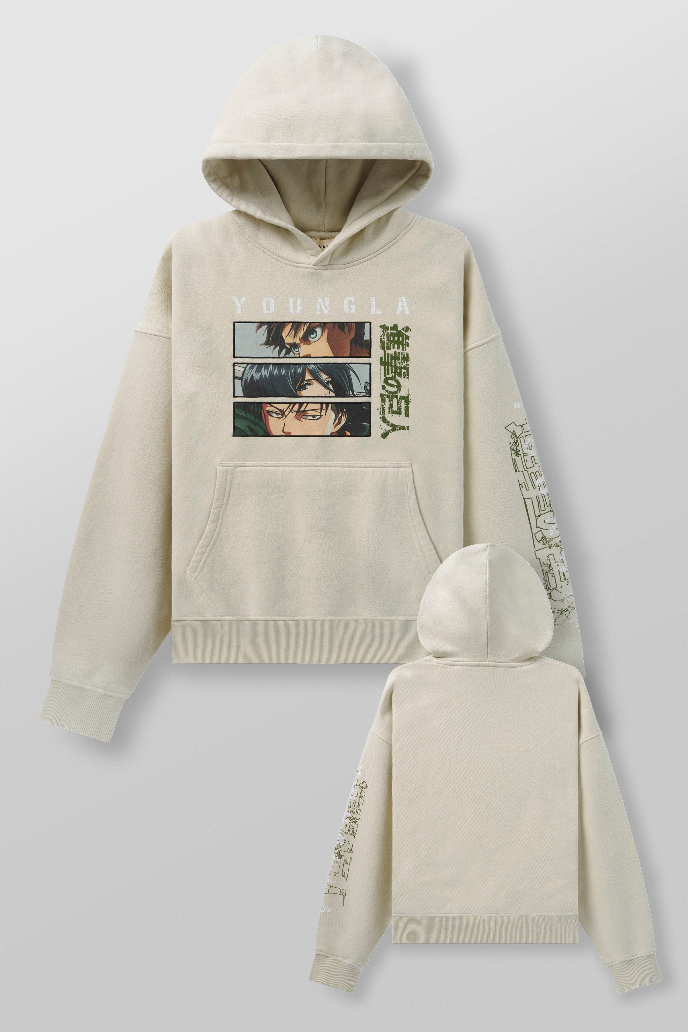 5129 - AOT?  x YLA Pullover Hoodies