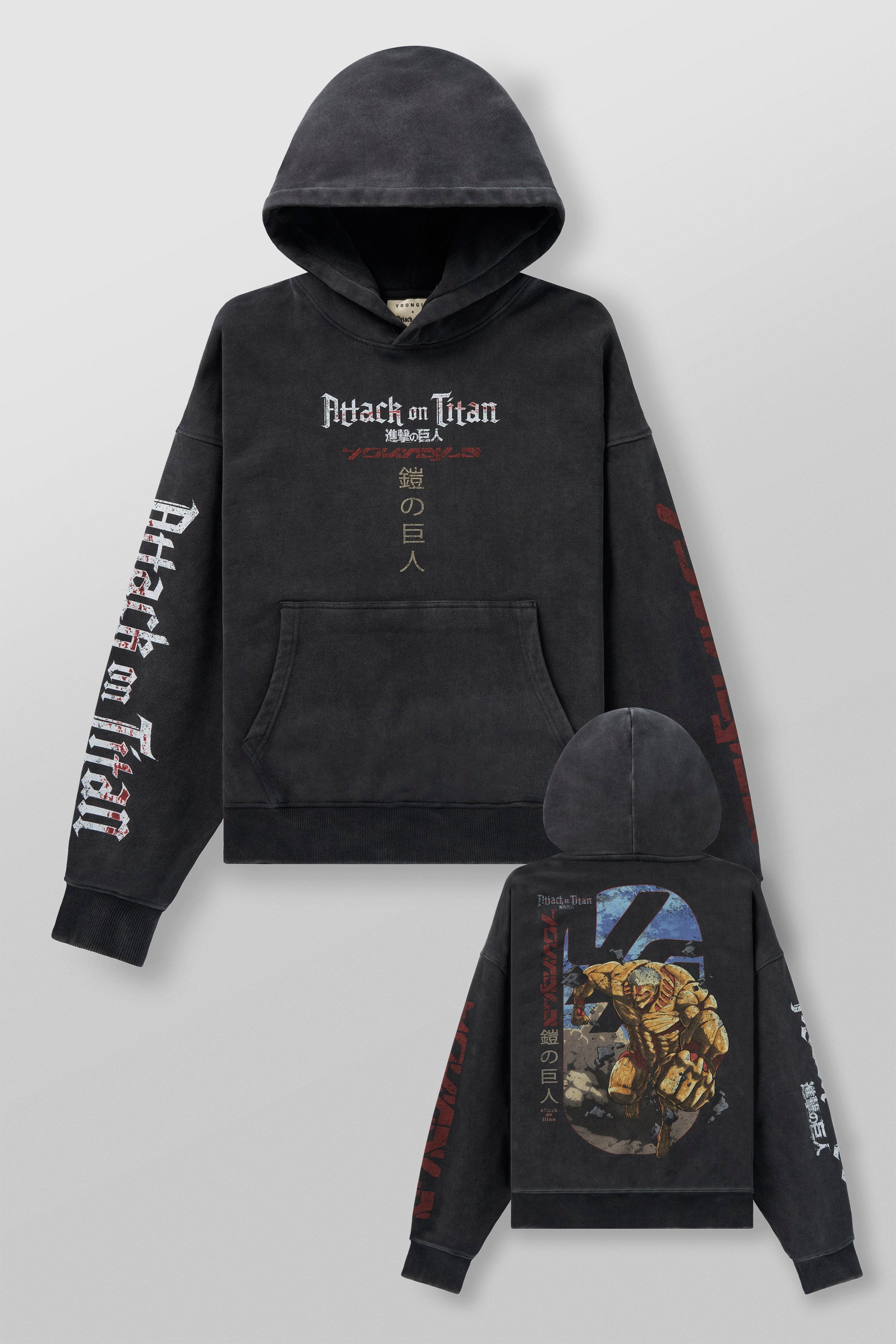 5129 - AOT?  x YLA Pullover Hoodies