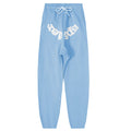 Sp5der White Foam Printing Pant-Blue #8308