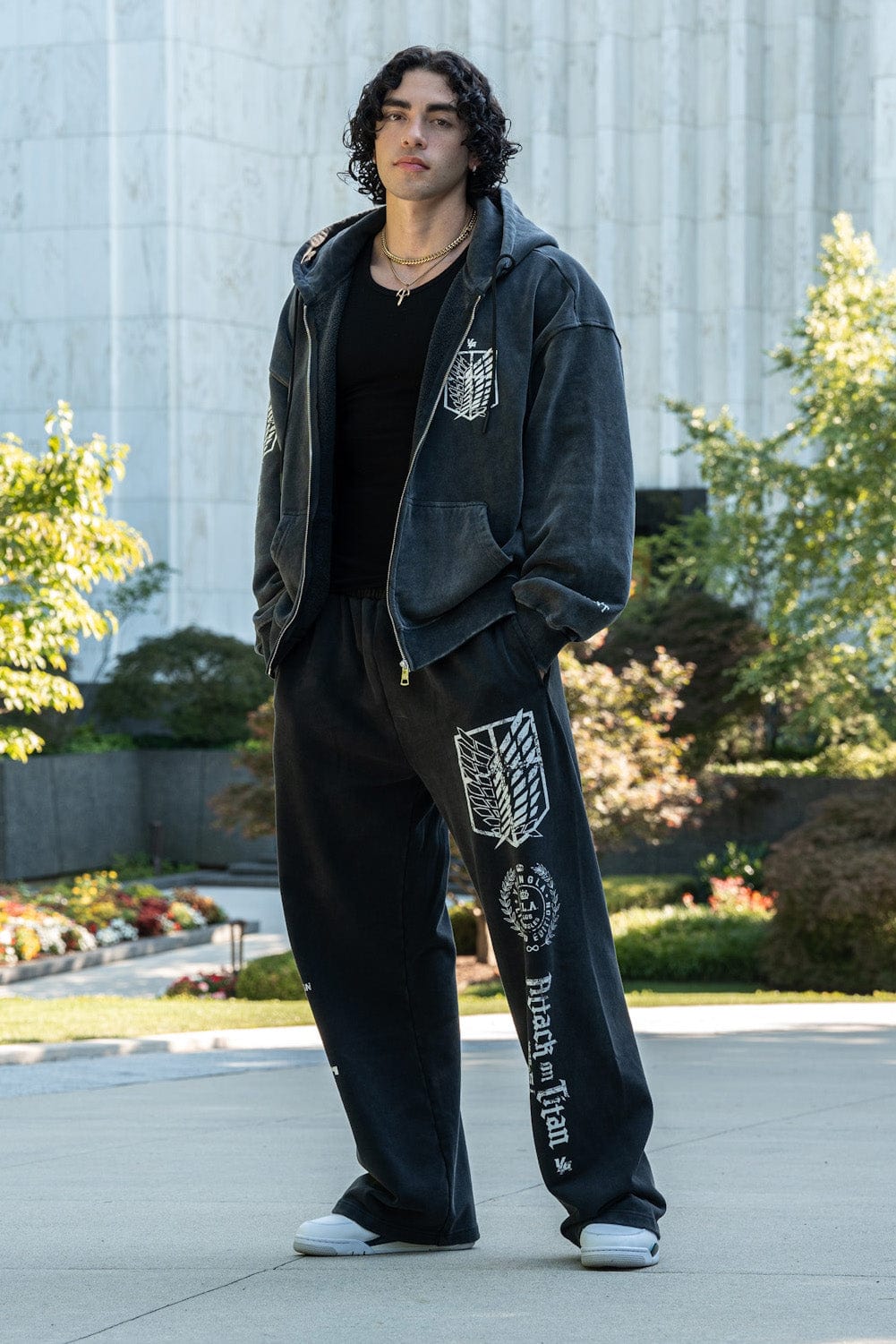 5138 - AOT?  x YLA Zip-Up Hoodies