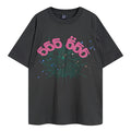 Sp5der 555555 Angel Number T-Shirt Grey