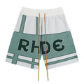 RHUDE knitted casual letter shorts