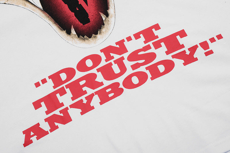 Vlone DON'T TRUST ANYBODY snake head print T-shirts