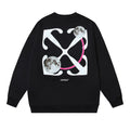 Off White Logo Cotton Sweatshirts