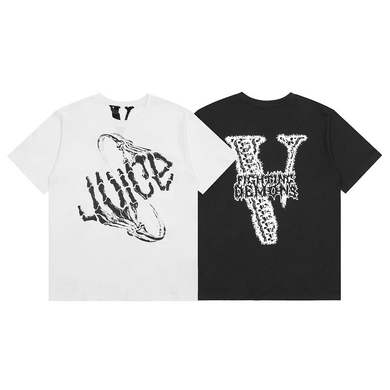 Juice Wrld x Vlone Bones T-shirts
